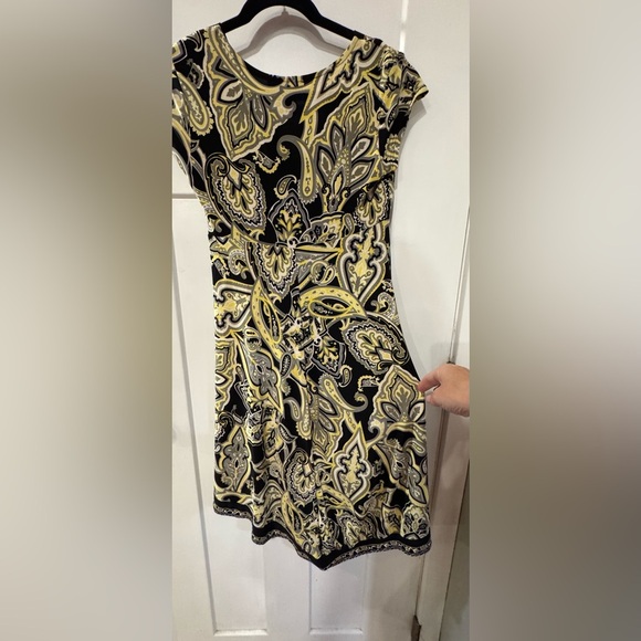 INC International Concepts Black and Yellow Asymmetrical Sundress size S - Picture 10 of 10